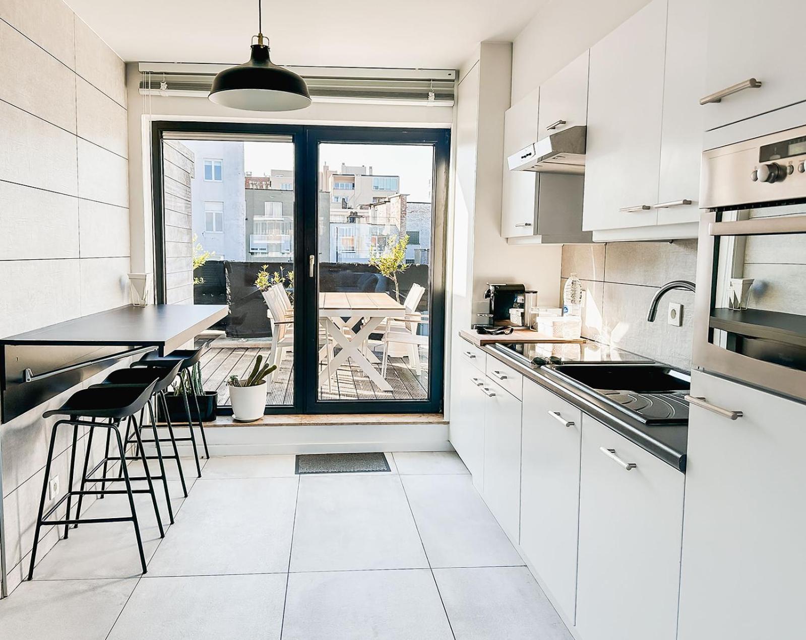 Modern Appartement Centrum Oostende Met Enorm Dakterras Esterno foto