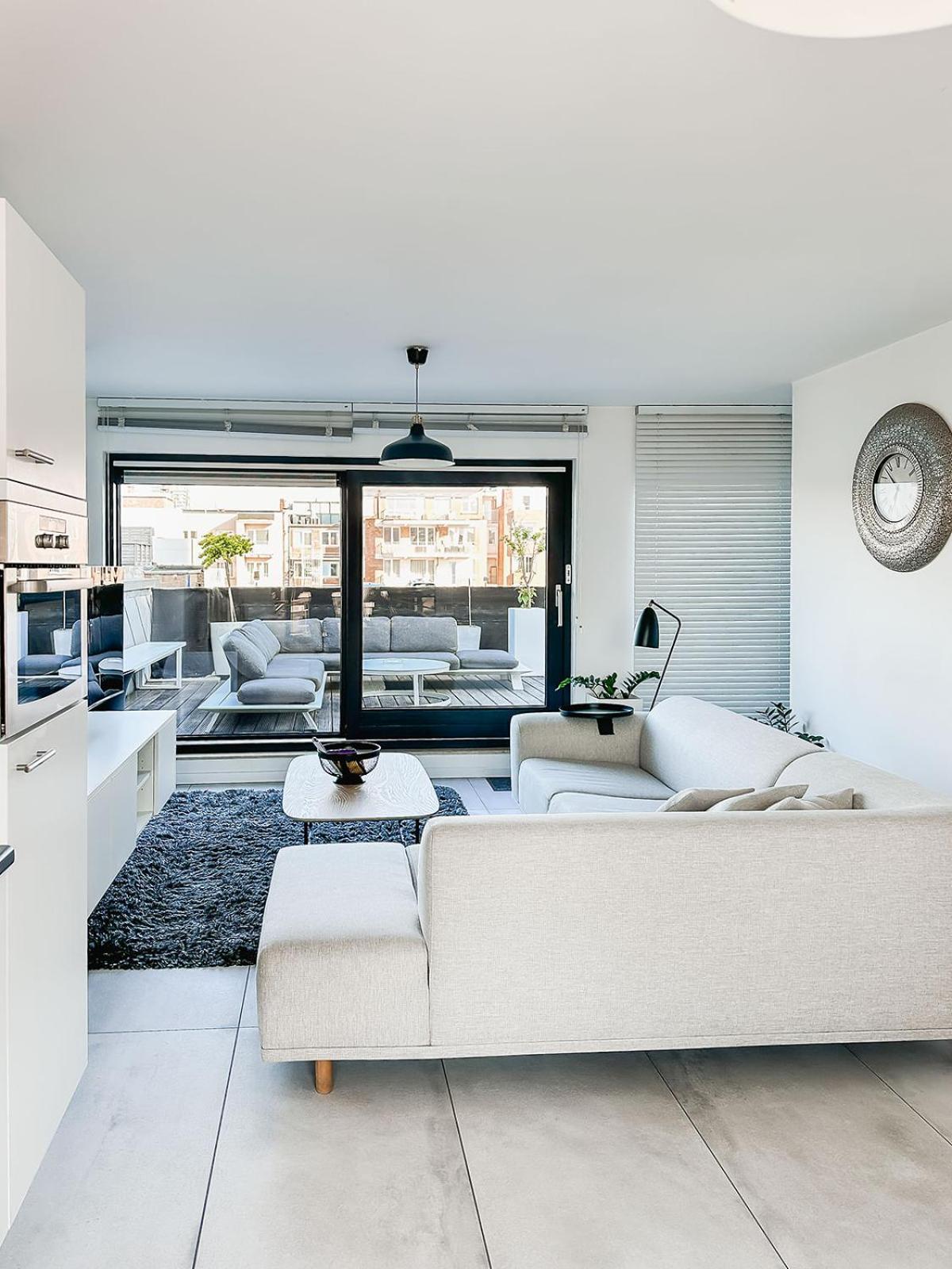 Modern Appartement Centrum Oostende Met Enorm Dakterras Esterno foto